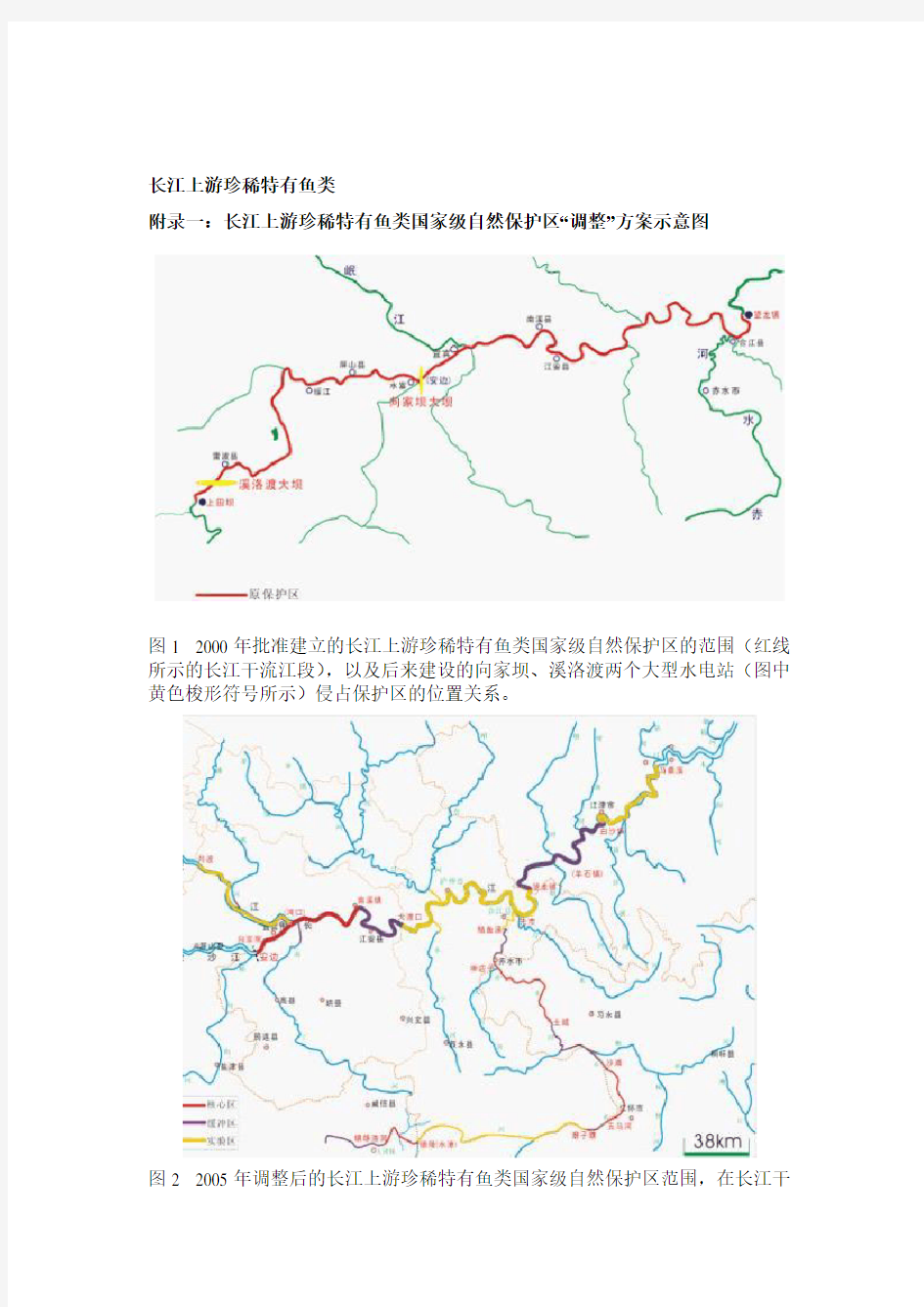 长江上游珍稀特有鱼类