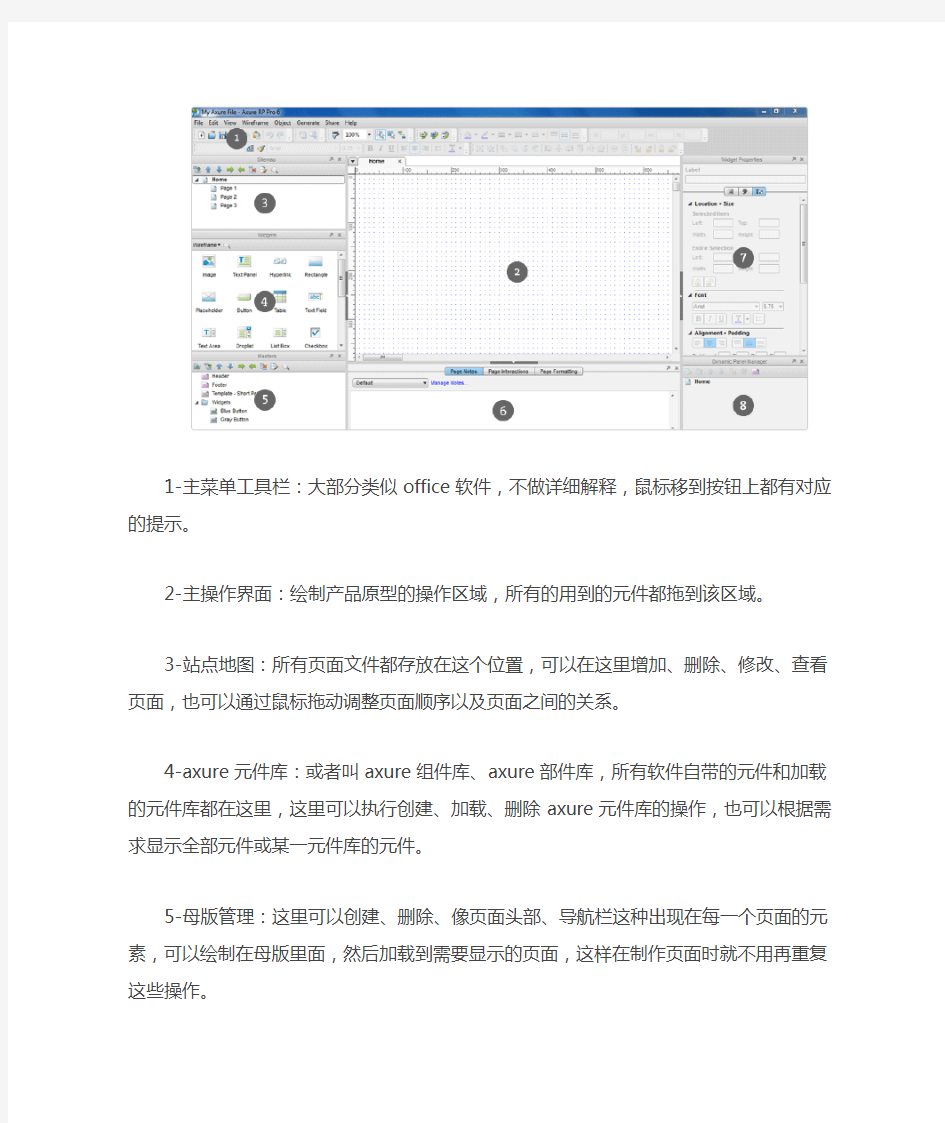 Axure教程 axure新手入门基础