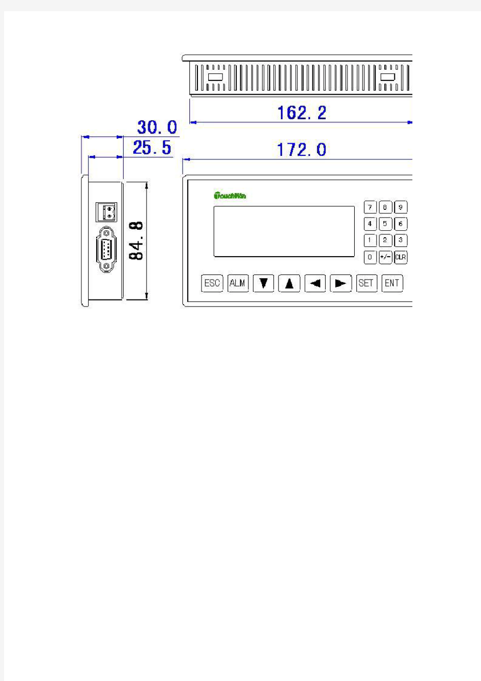 信捷op320-a文本显示器