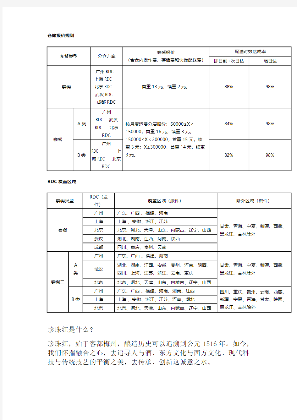 顺丰物流报价-至2016年-东方甜