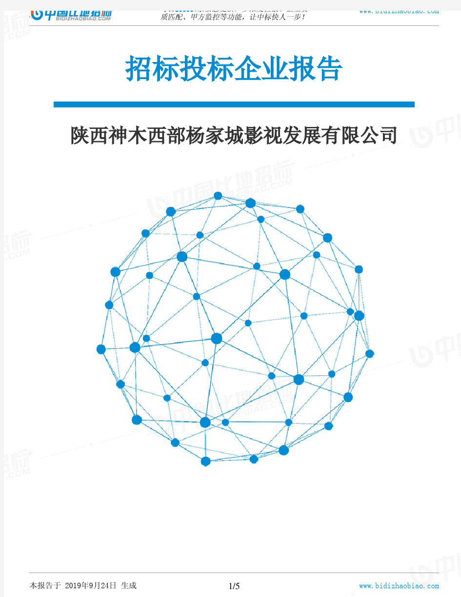 陕西神木西部杨家城影视发展有限公司_中标190924