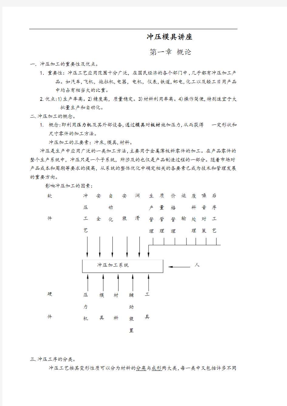 冲压模具基础知识培训