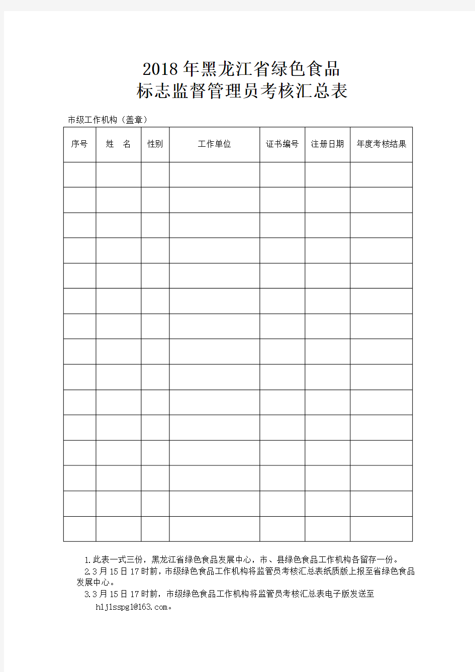 2018年黑龙江省绿色食品