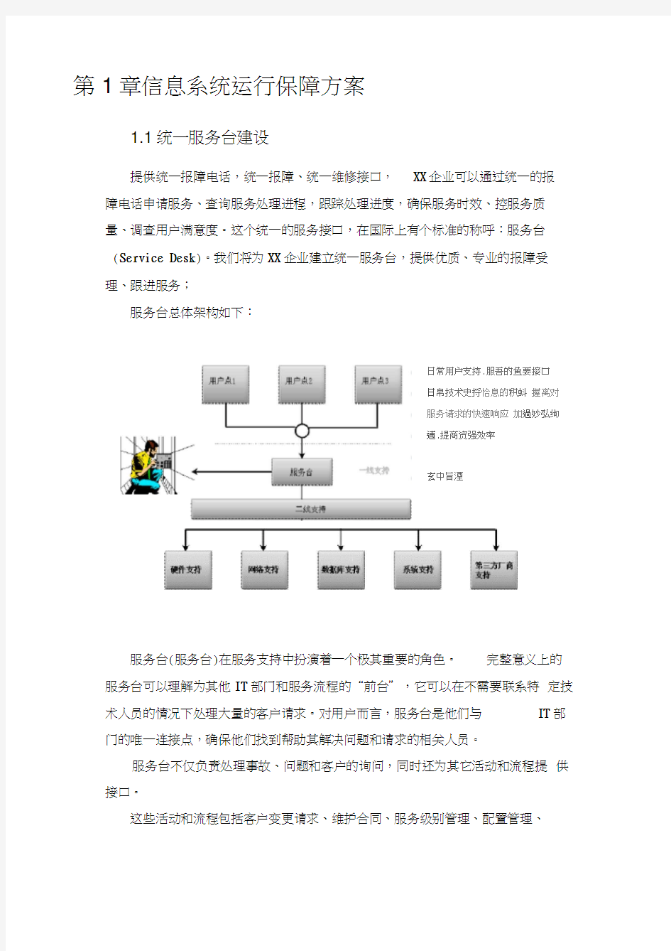 系统运维信息系统运行保障方案