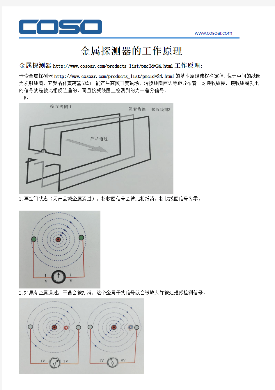 金属探测器工作原理