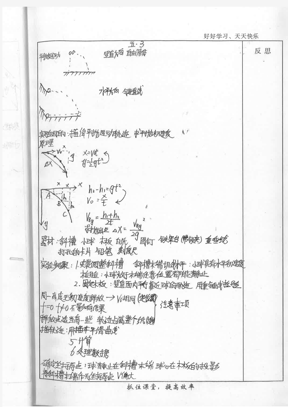 物理知识点-第二章-衡水中学高考状元笔记