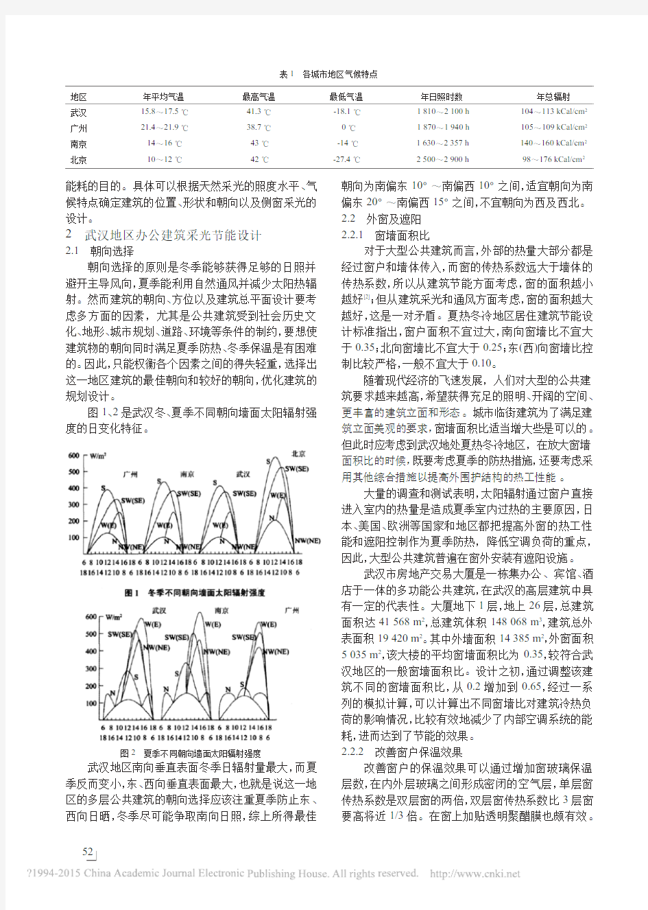 武汉地区公共建筑采光节能的研究分析_王晓