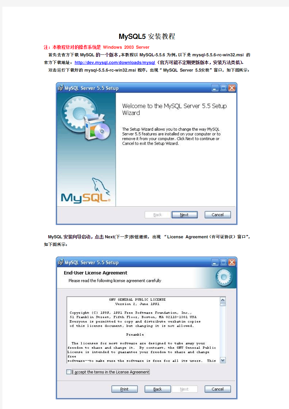 MySQL图文详细安装教程