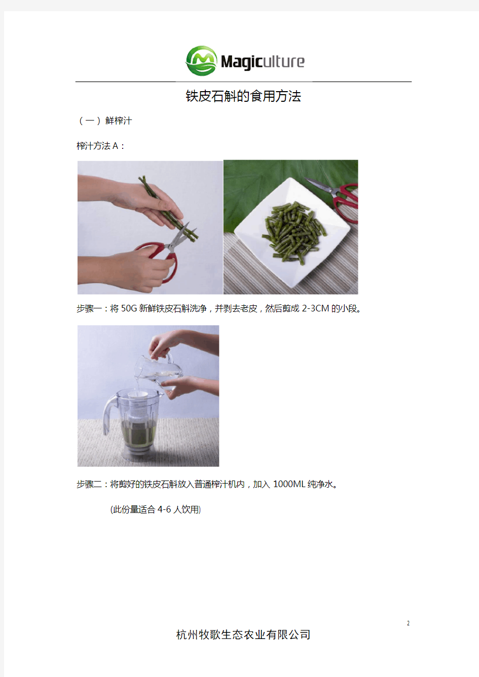 铁皮石斛的食用方法