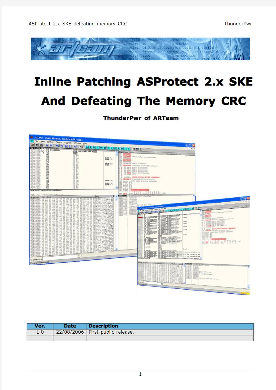 ASProtect_2.x_SKE_inline_patching_and_defeating_memory_CRC_by_ThunderPwr