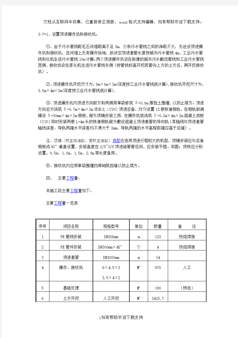 PE管网施工组织设计