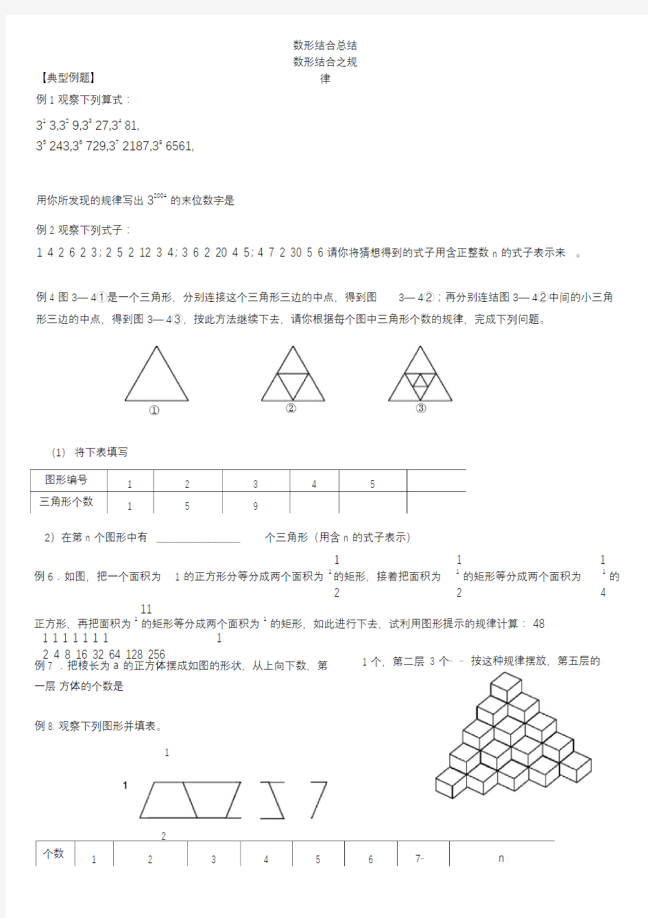 小学数学总结_数形结合