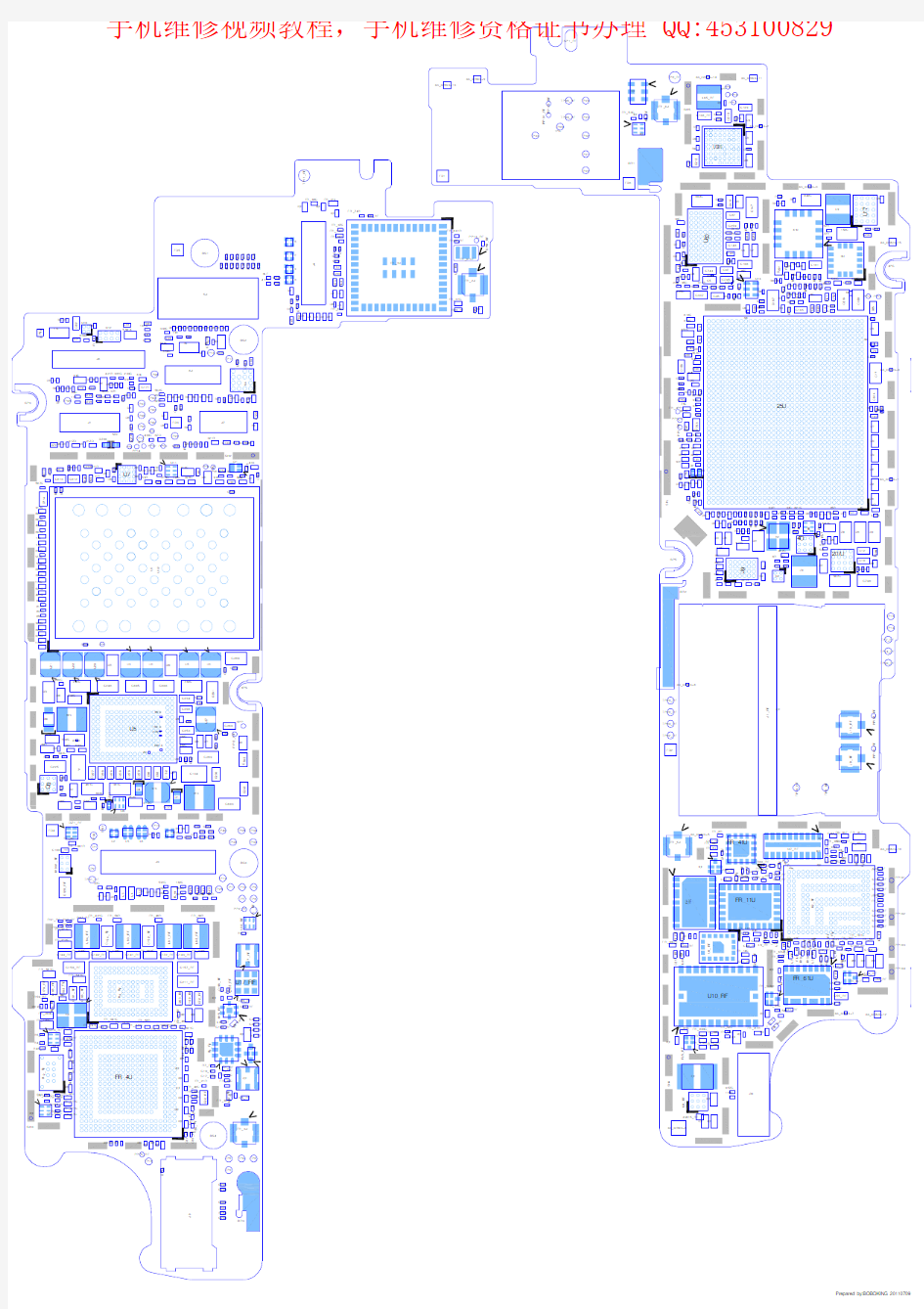 iphone 4S 元件分布图