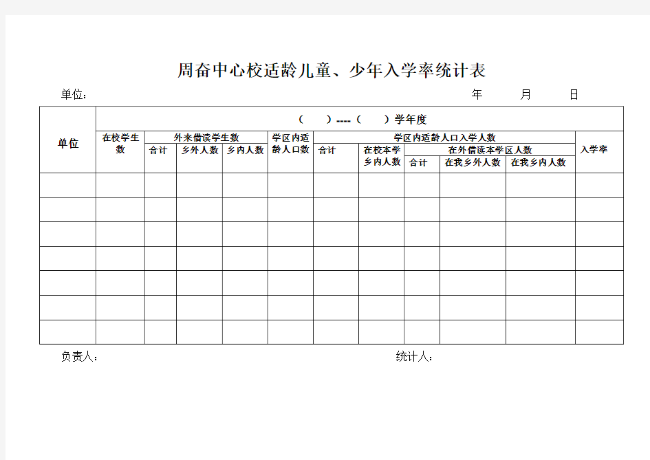 适龄儿童入学率_在校学生巩固率统计表