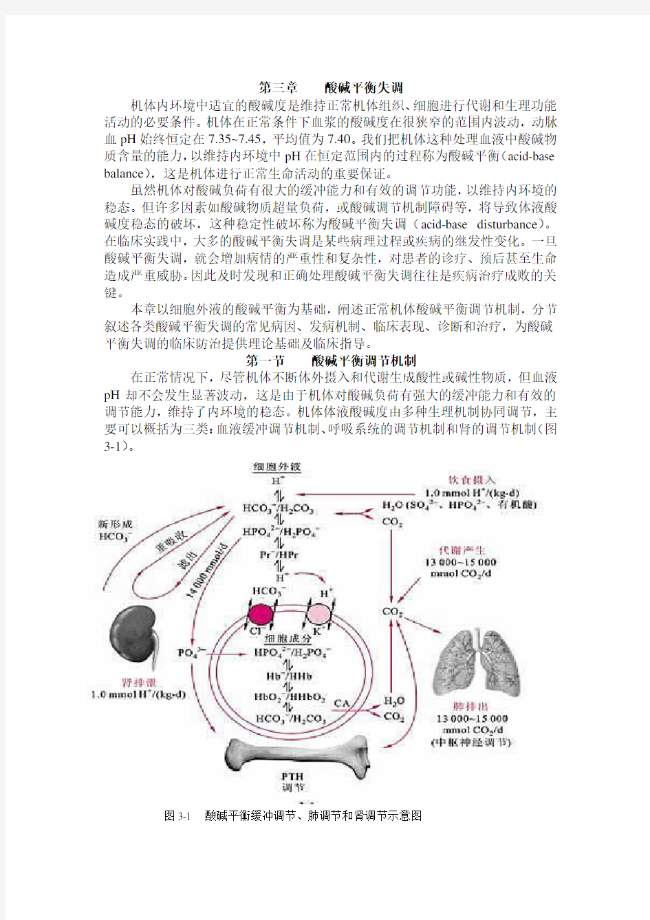 酸碱平衡失调