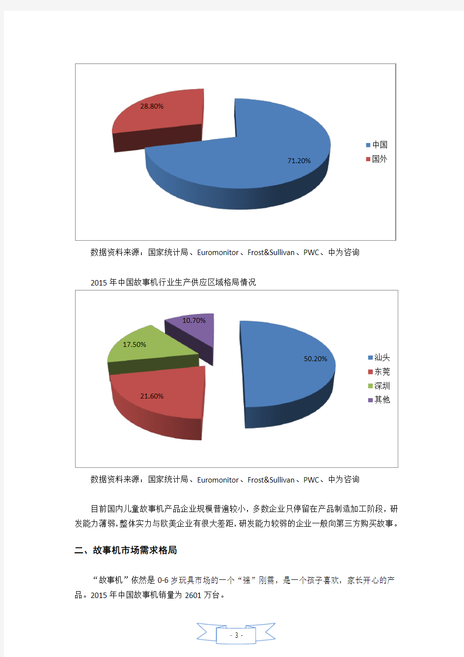 中国故事机产业市场发展经济情况报告