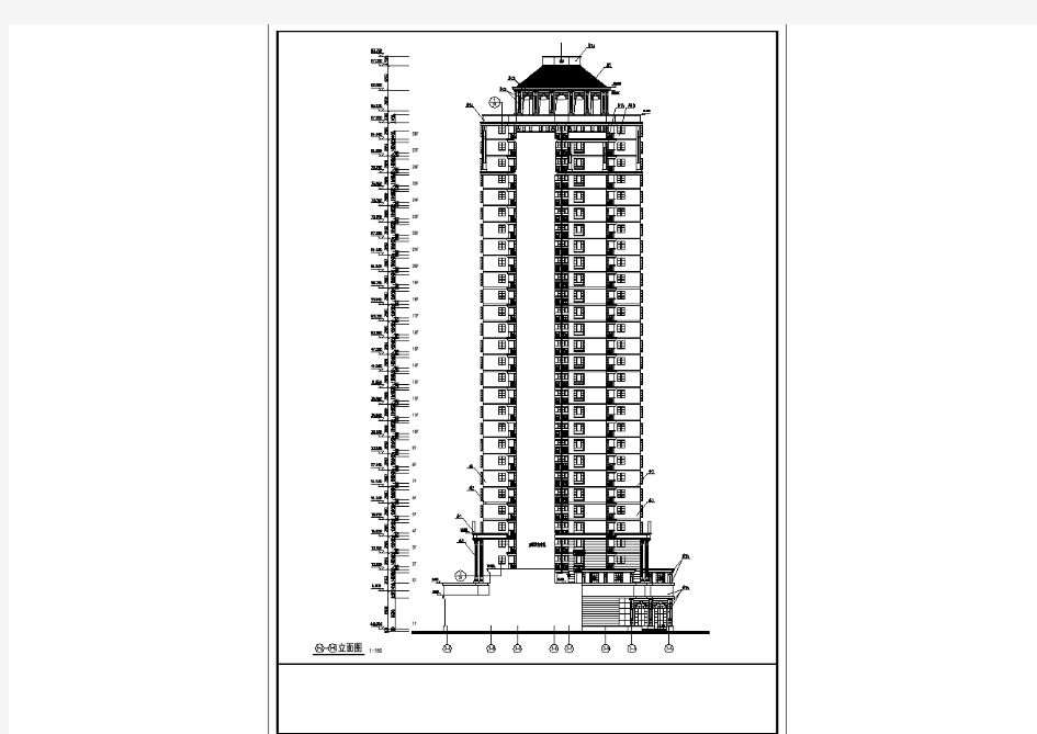 【CAD图纸】高层综合楼全套施工图14(精美图例)