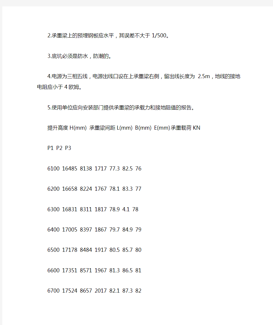 自动扶梯土建技术以及技术参数