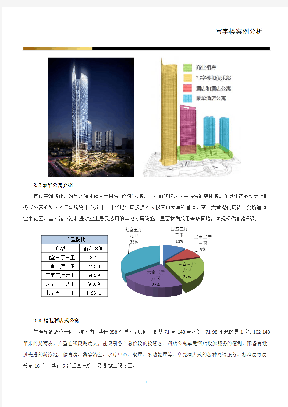 南京世界贸易中心及亚太商务楼案例