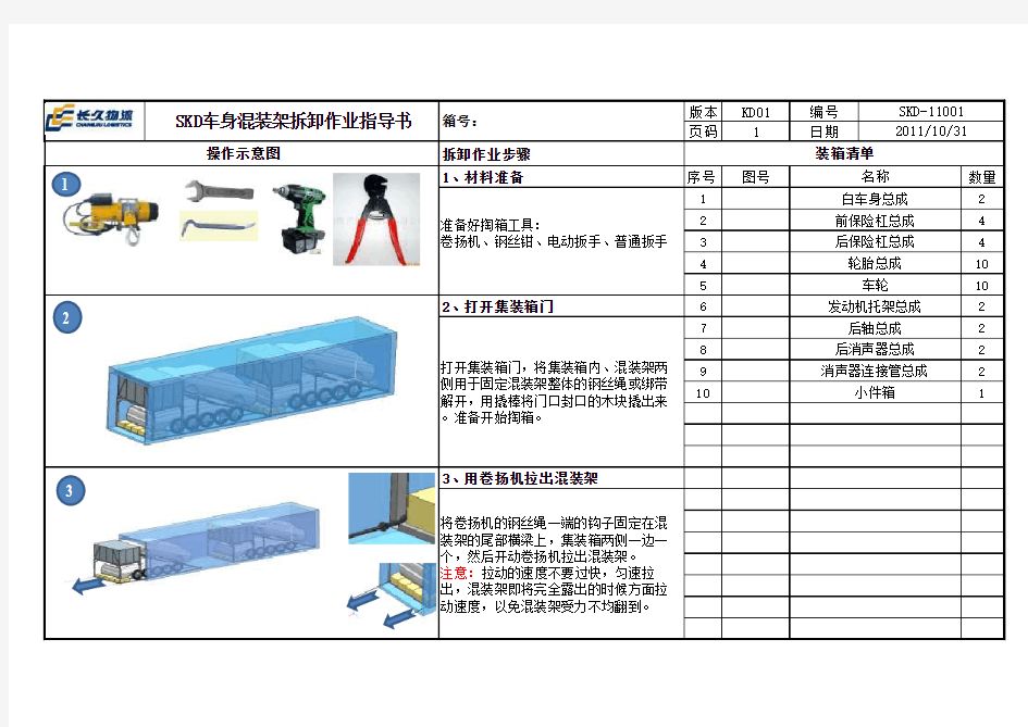 10--《拆箱作业指导书》