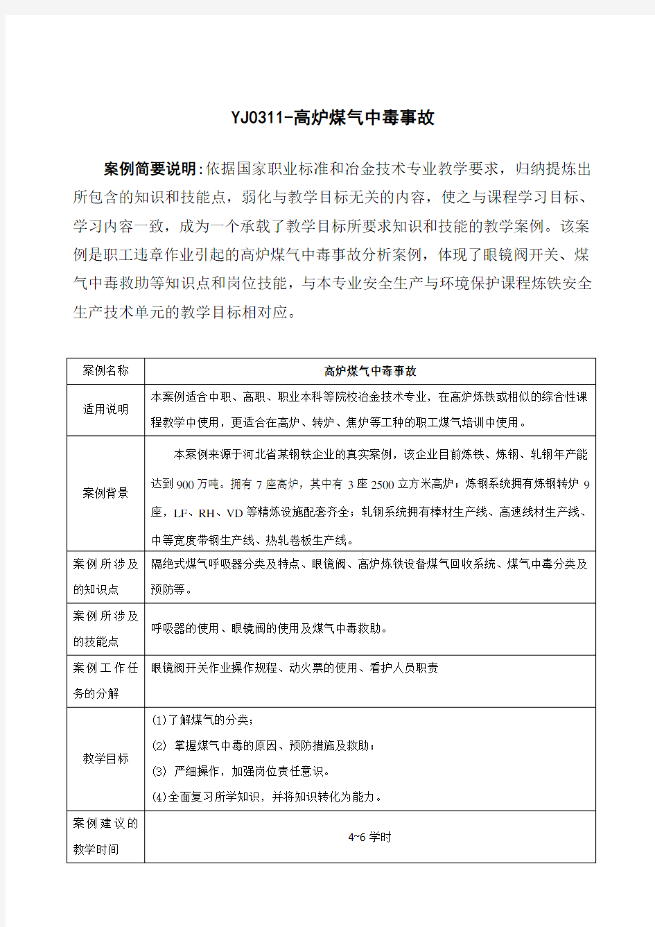 高炉煤气中毒事故.doc