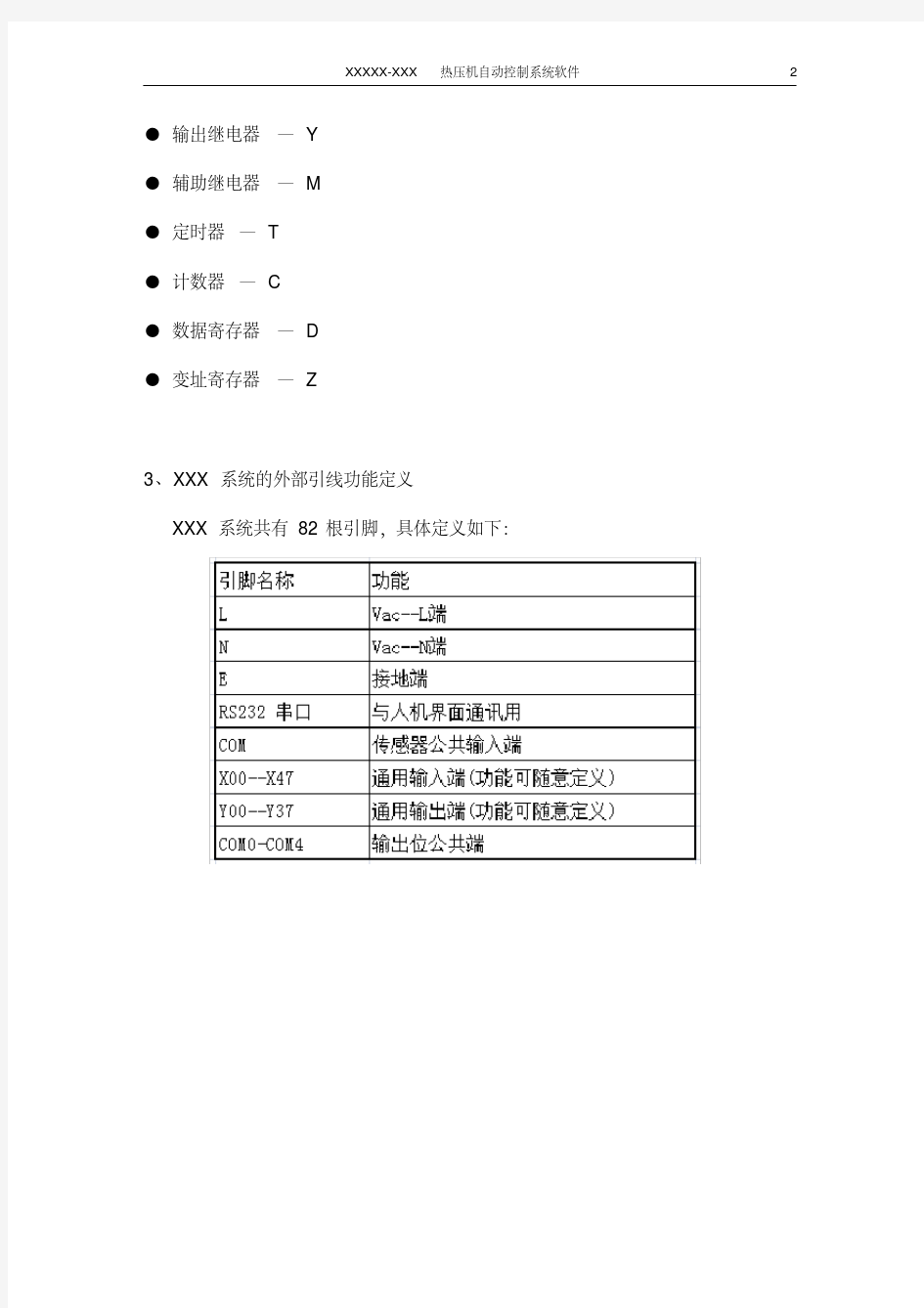 软件设计说明书(嵌入式软件范例)