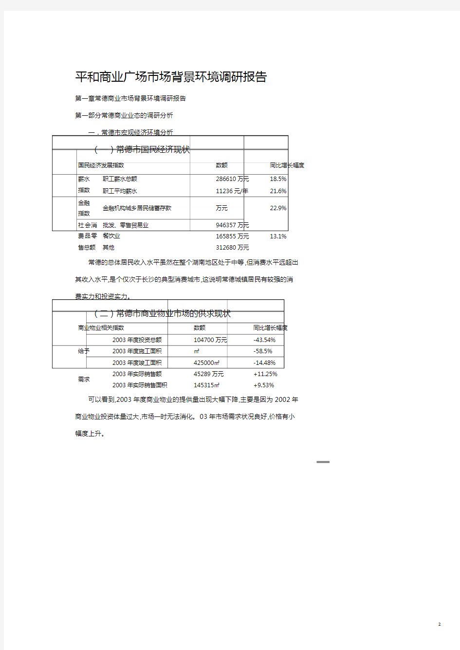 某商业广场市场环境调研报告.pdf