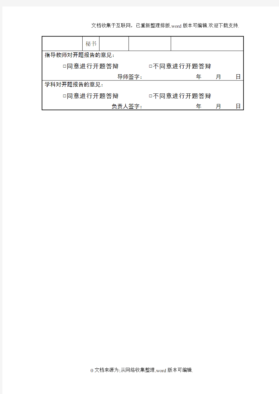 燕山大学研究生开题报告(专业学位研究生适用)-(1)