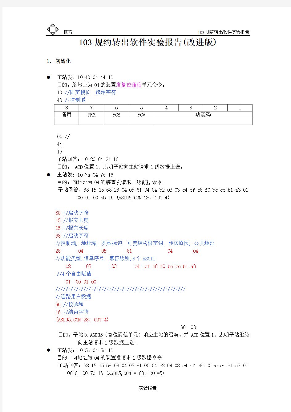 103报文详细解析