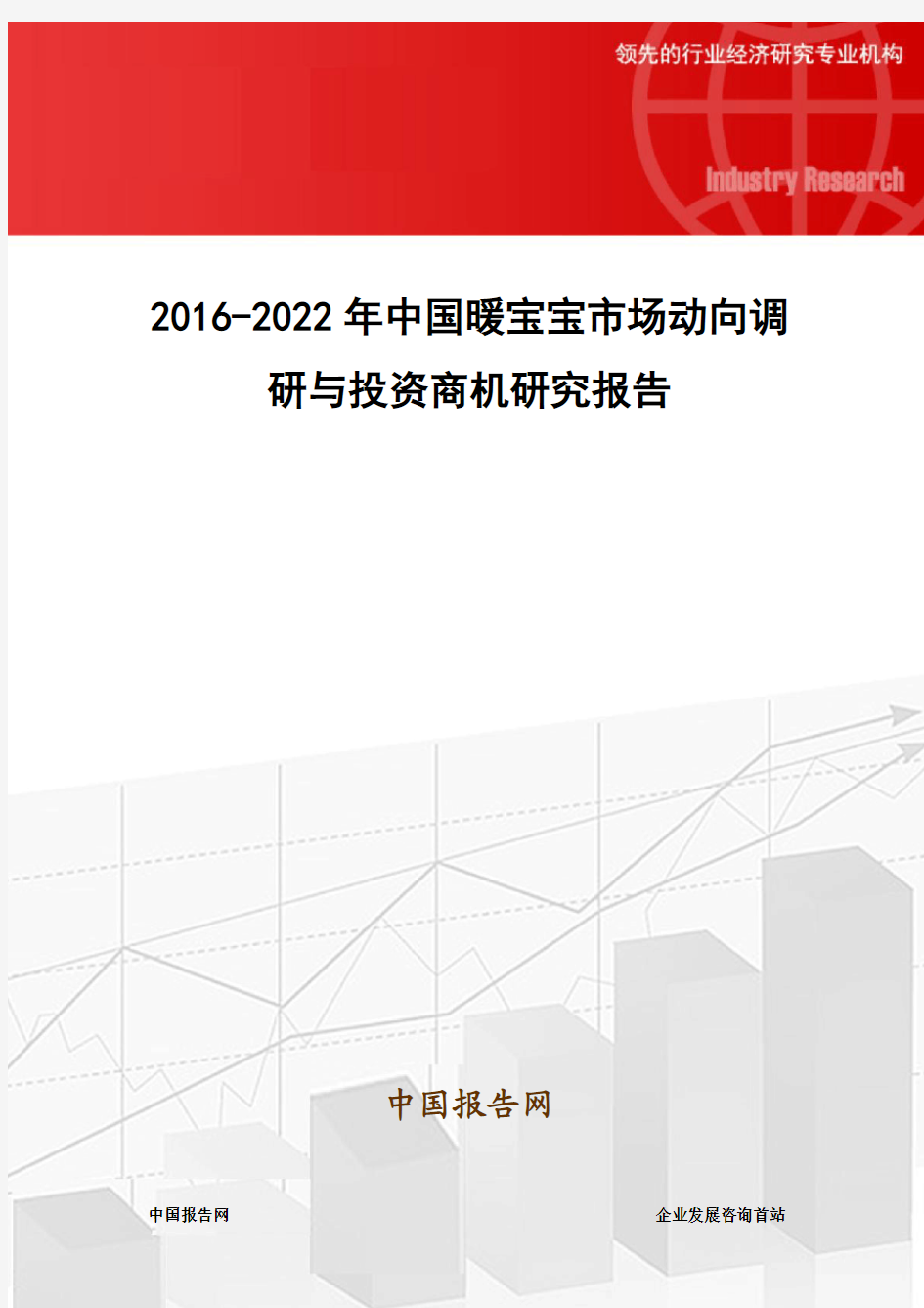 2016-2022年中国暖宝宝市场动向调研与投资商机研究报告