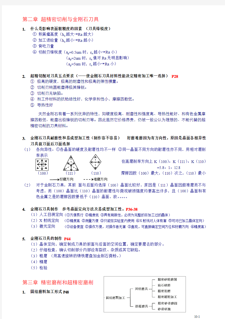 精加复习题【本科自考】