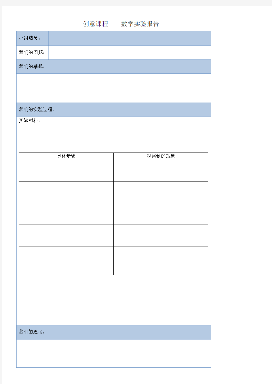 数学实验报告