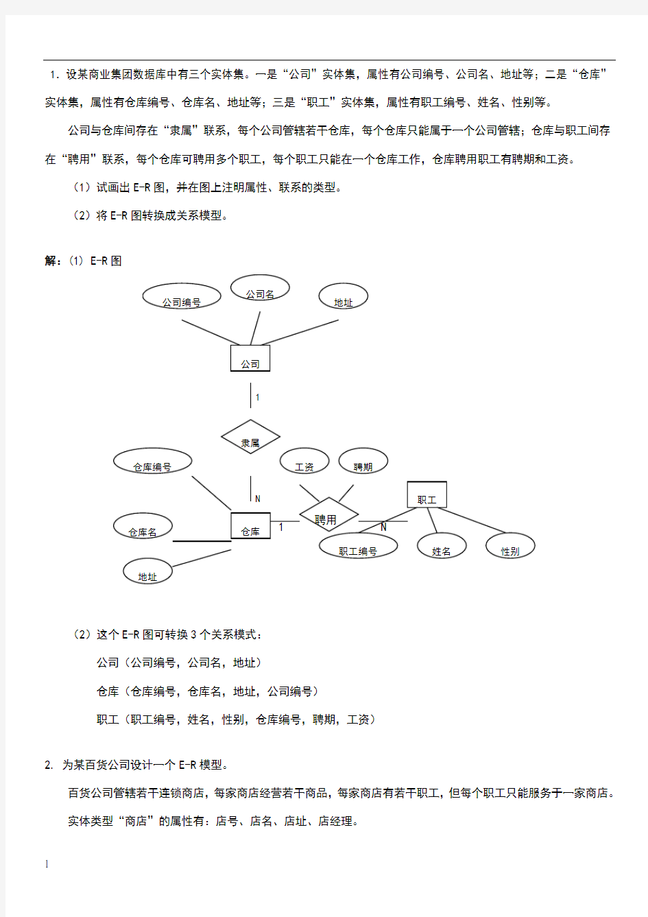 数据库ER图