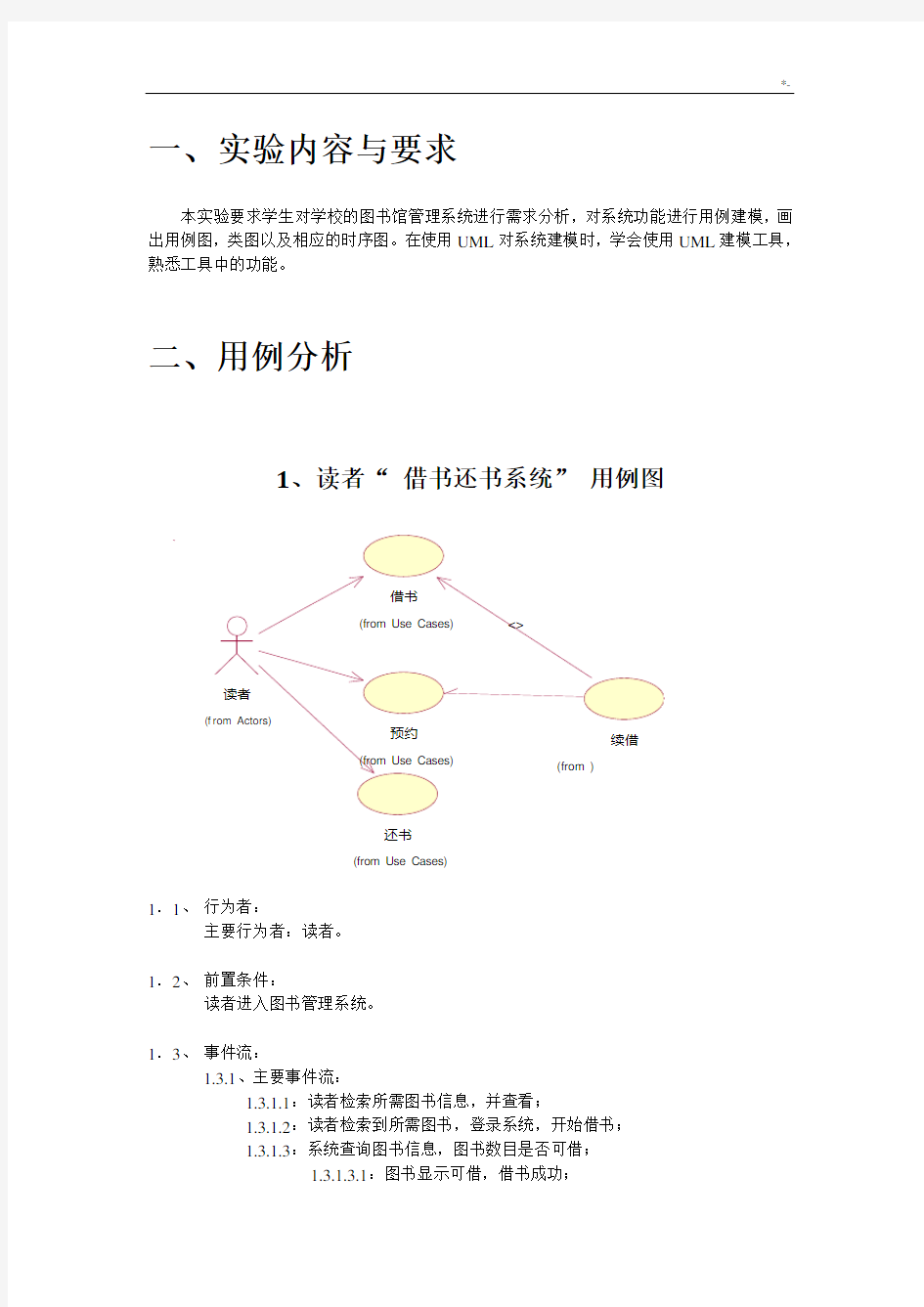 图书管理方案计划系统(用例图,类图,时序图)