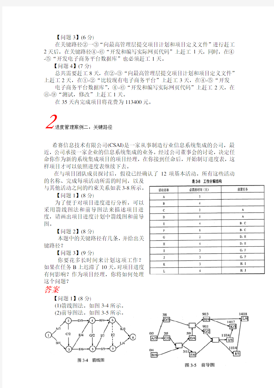 软件项目管理--6个重要案例