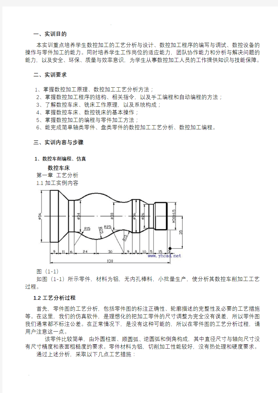 数控编程实训报告