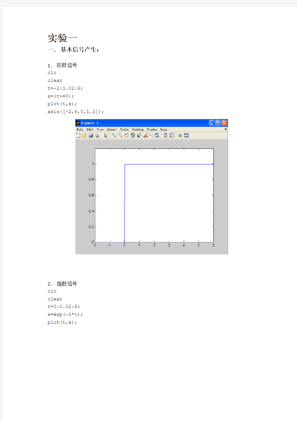 数字信号处理实验一