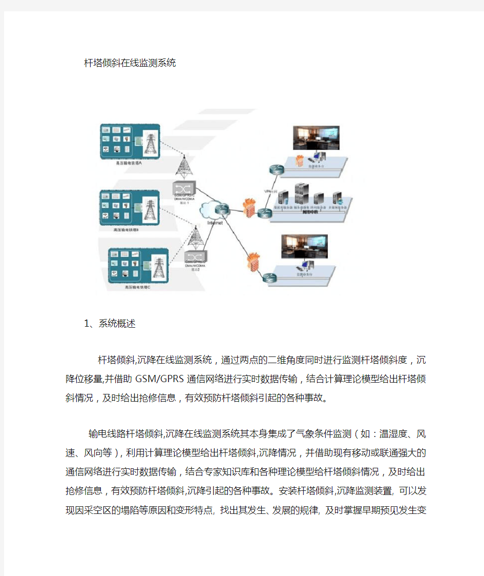 目前杆塔监测系统