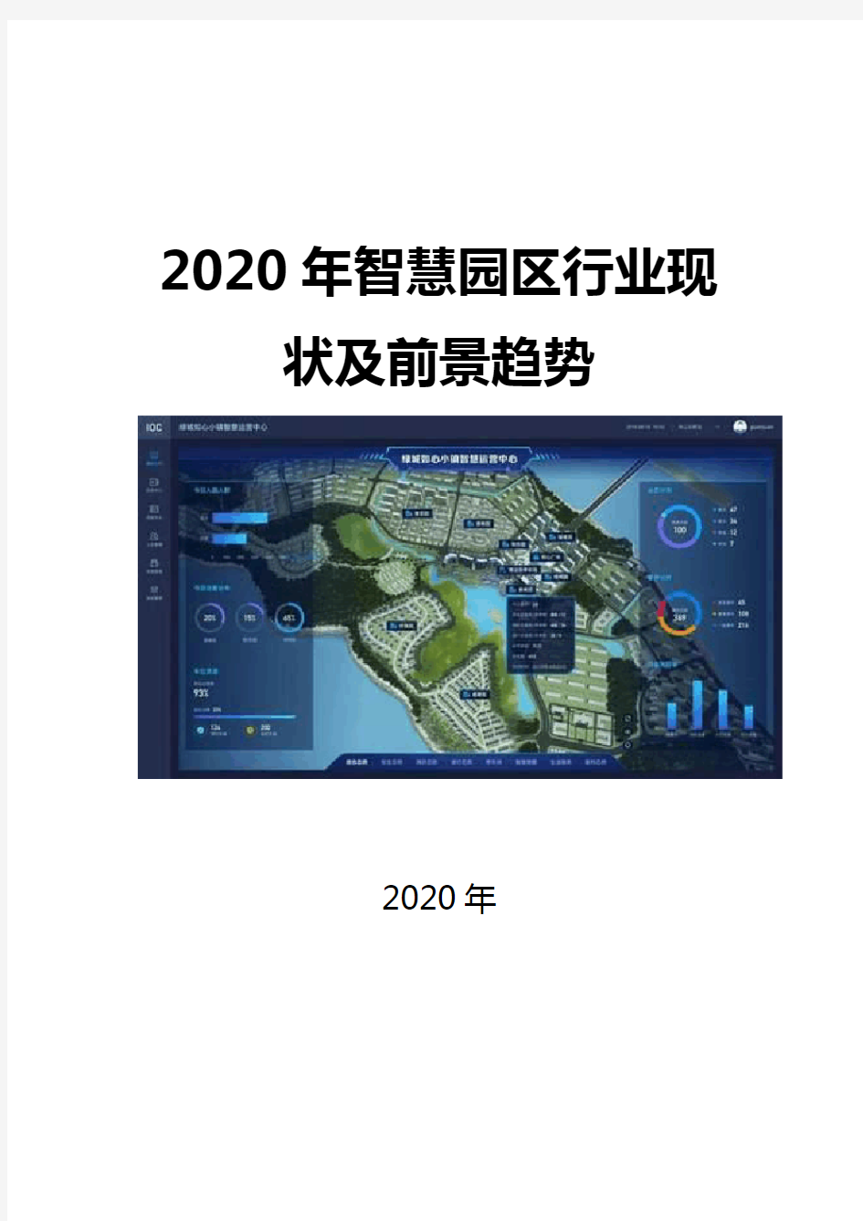 2020智慧园区行业现状及前景趋势