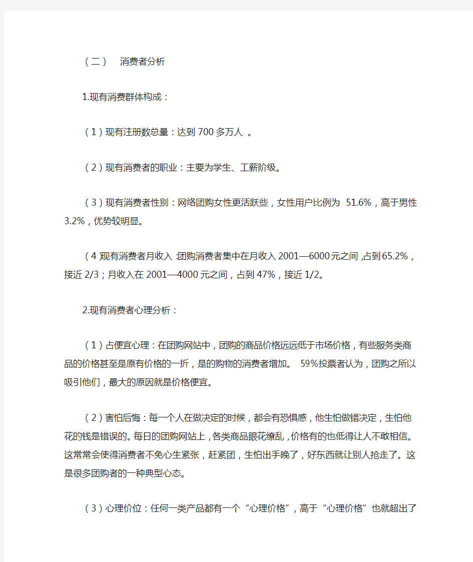 美团网网络营销策划书