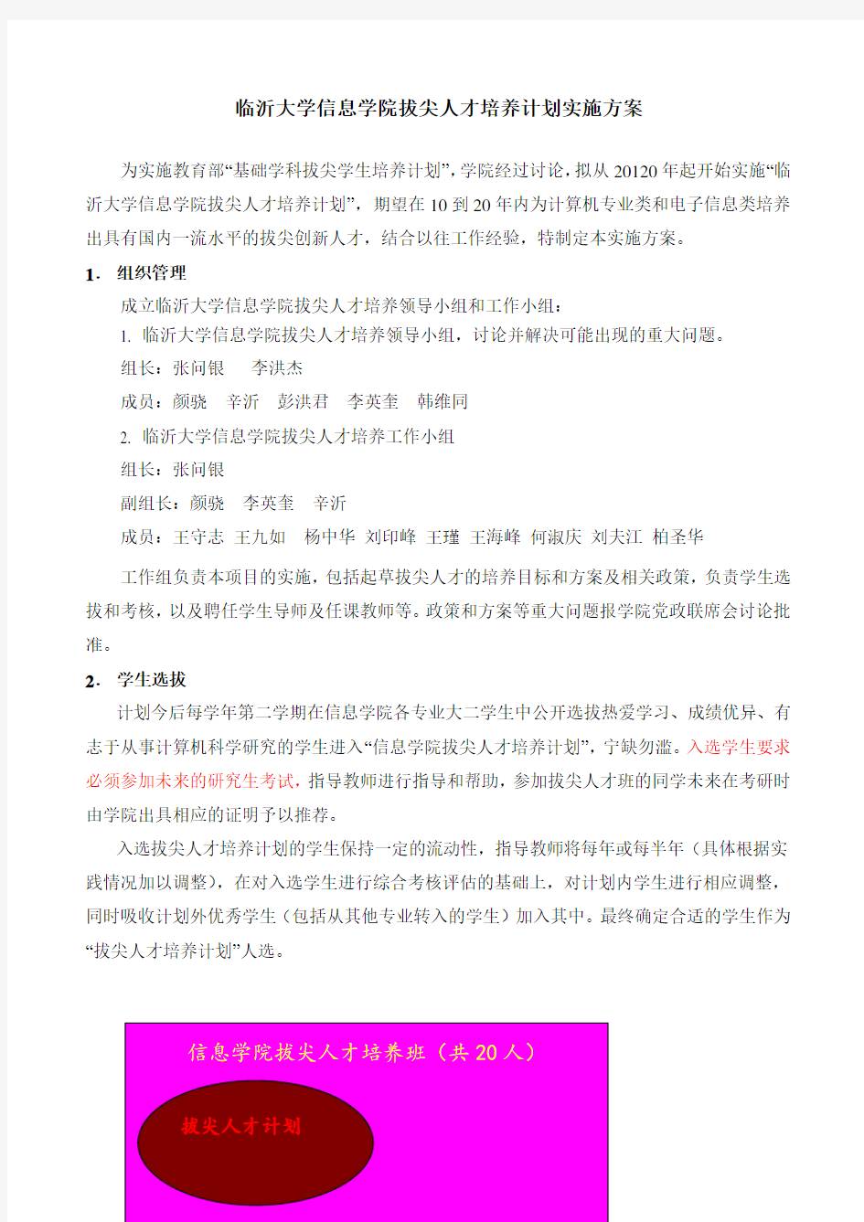 复旦大学化学拔尖人才培养方案