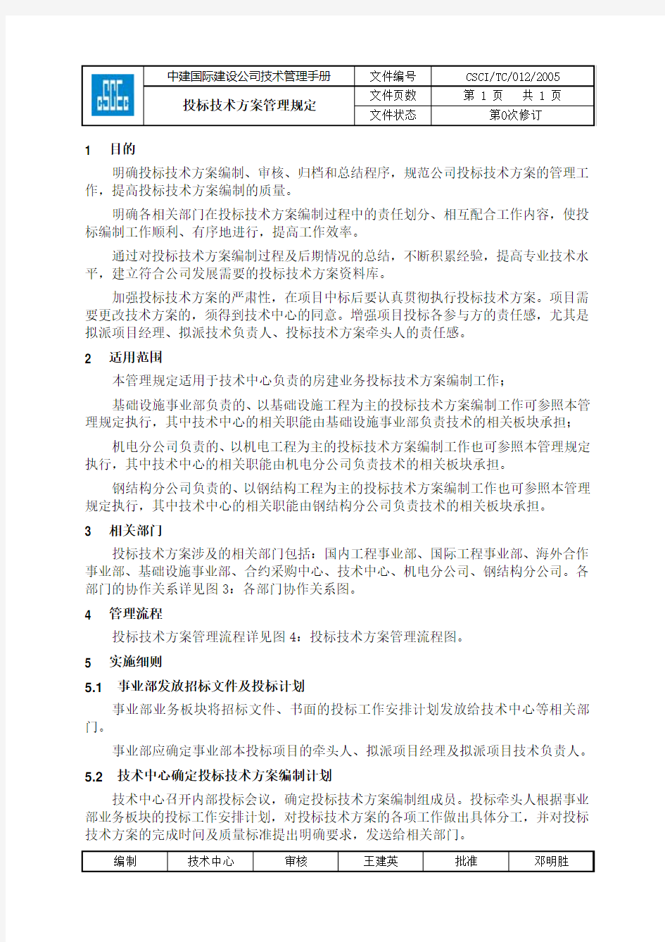 投标技术方案管理规定(制度范本、PDF格式)