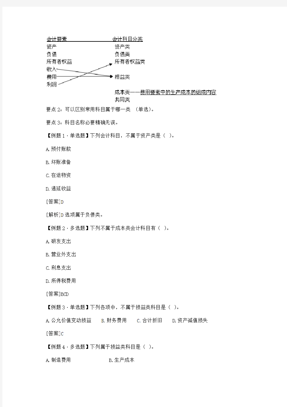 2021年会计从业资格考试会计基础主要内容辅导02章