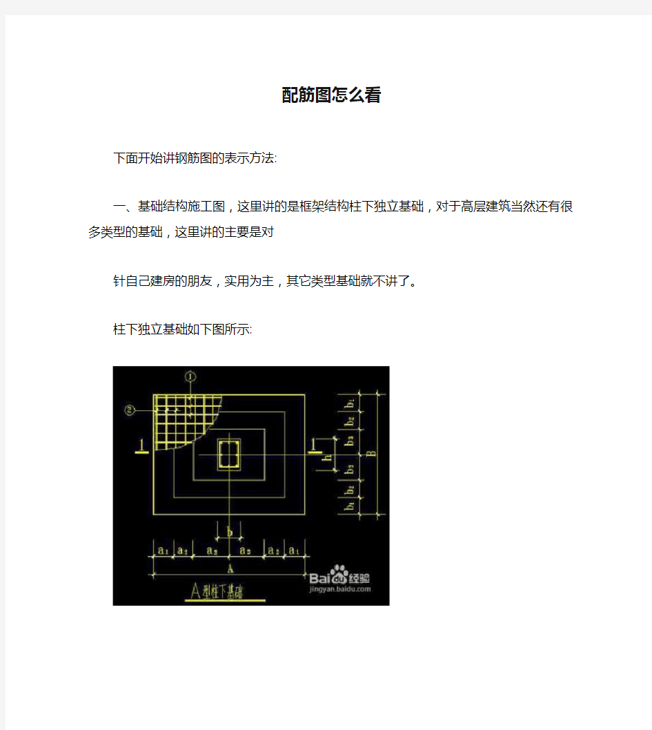 配筋图怎么看