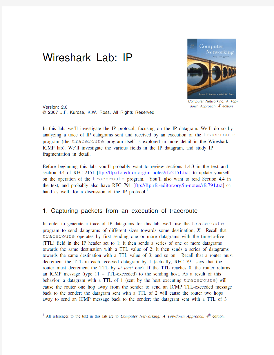 Wireshark_IP_COMP214