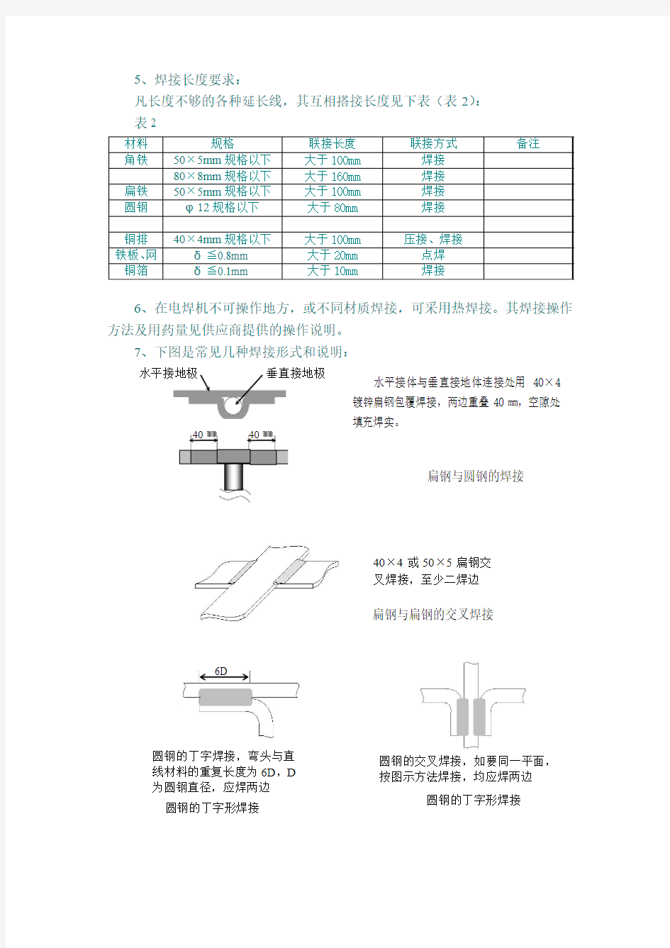 防雷接地施工工艺