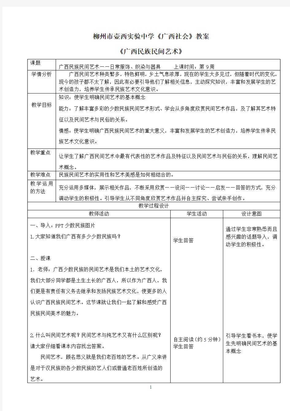 5广西民族民间艺术——日常服饰、织染与器具