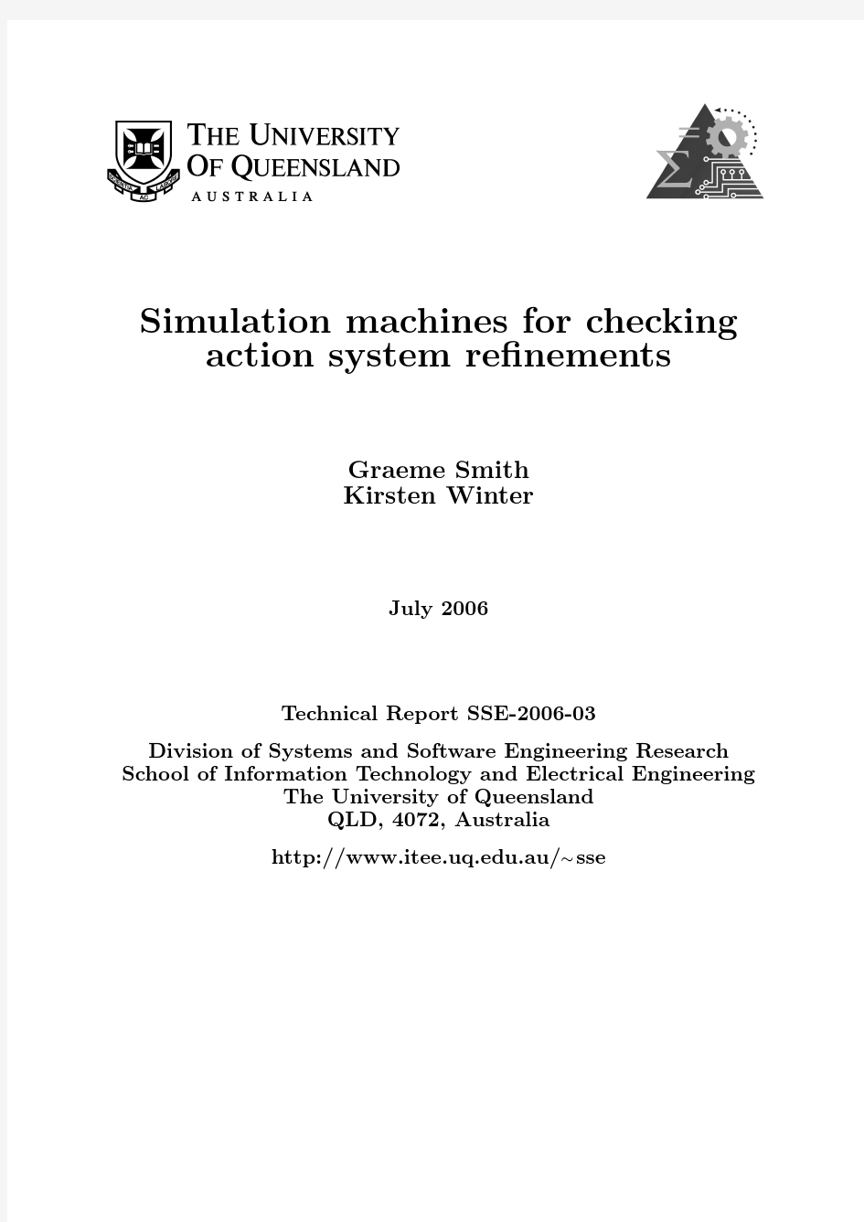 Simulation machines for checking action system refinements