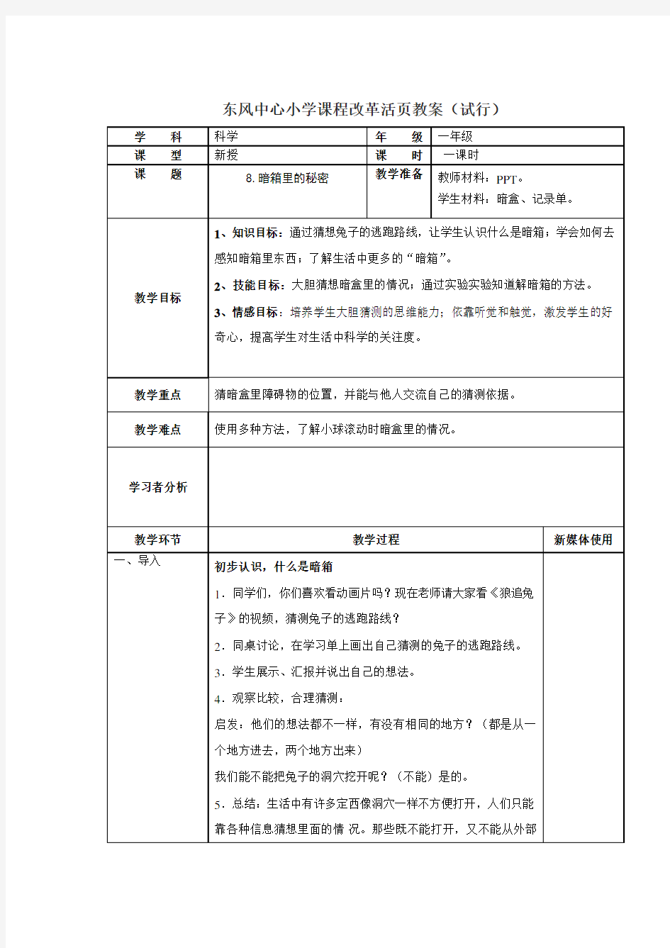 8.暗箱里的秘密