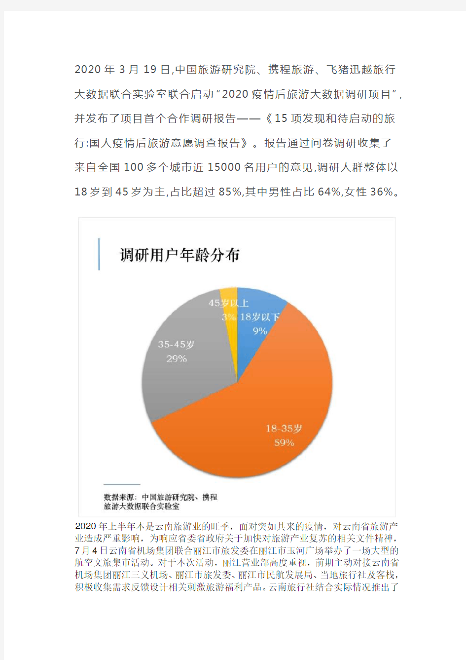 疫情后旅游调查报告发布：云南全境旅游锦鲤卡助力云南成为最热旅游目的地